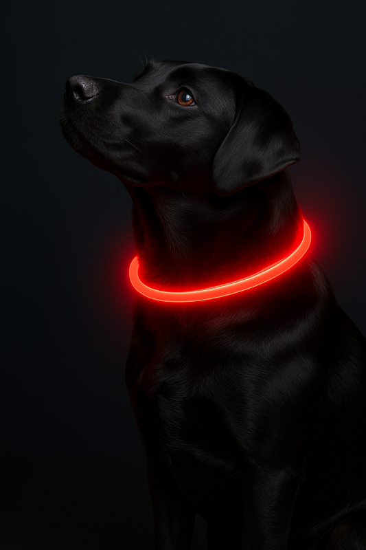 Croq’Collier LED – Promenade sûre en toute lumière